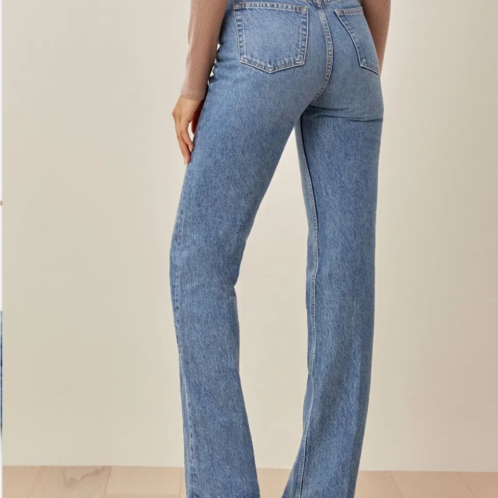 Reformation Women's High Rise Jeans - Soft Blue